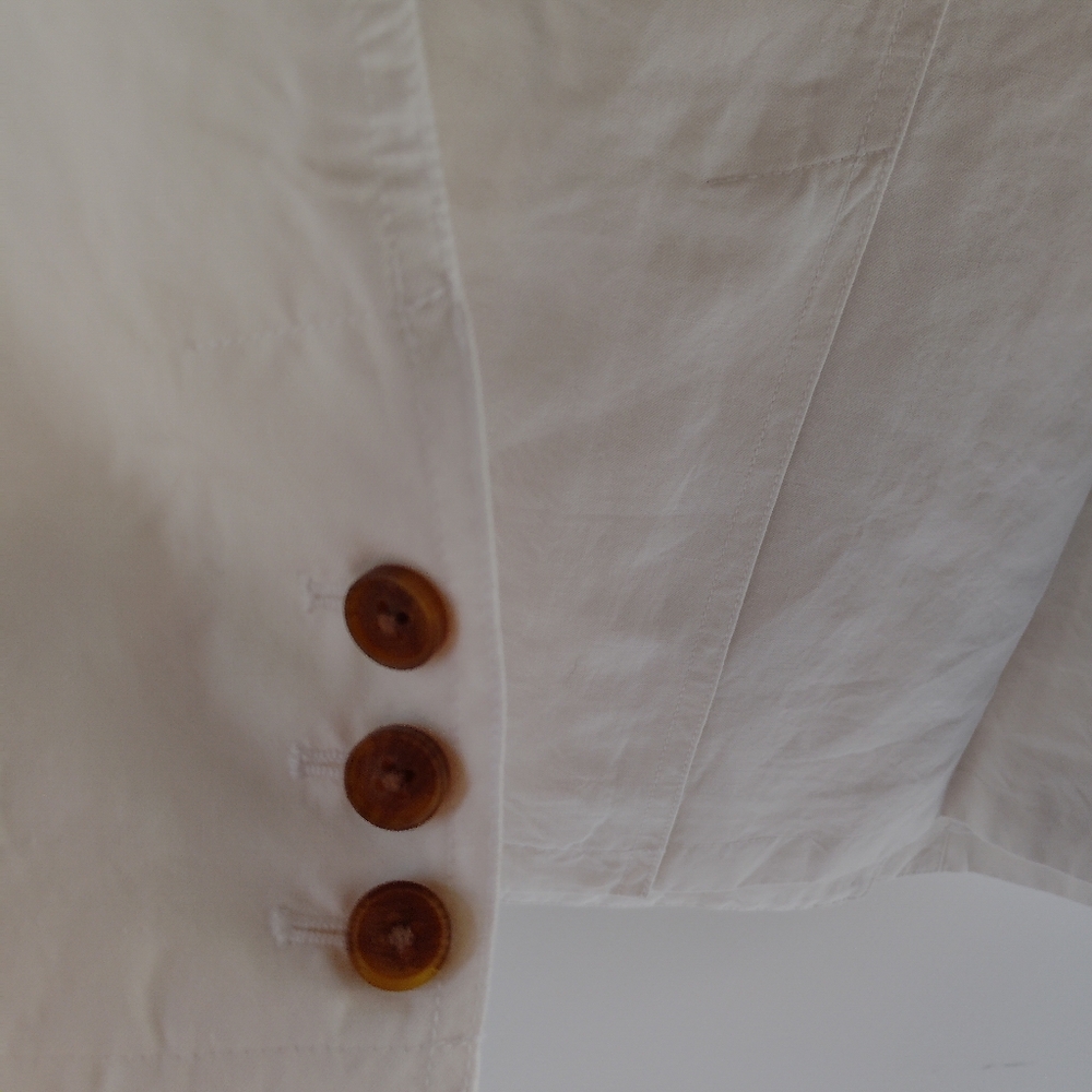 Vineyard Vines Double Breasted Linen Blazer In White Cap $298 Nautical Preppy - Picture 5 of 8